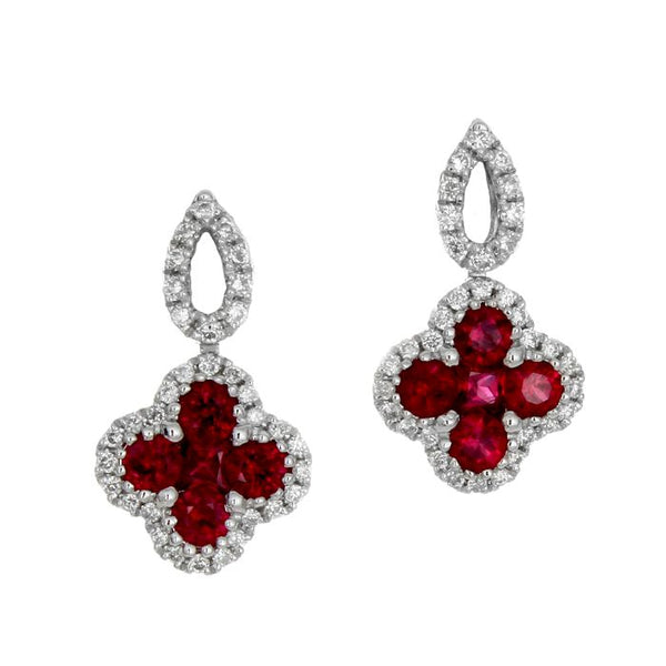 4F05058AWERDR 18KT Ruby Earring