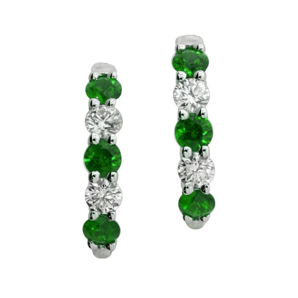 4F05506AWERDE 18KT Emerald Earring