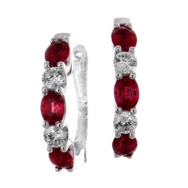 4F05508AWERDR 18KT Ruby Earring