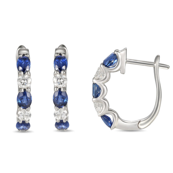 4F05508AWERDS 18KT Blue Sapphire Earring