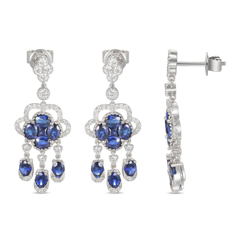 4F05977AWERDS 18KT Blue Sapphire Earring