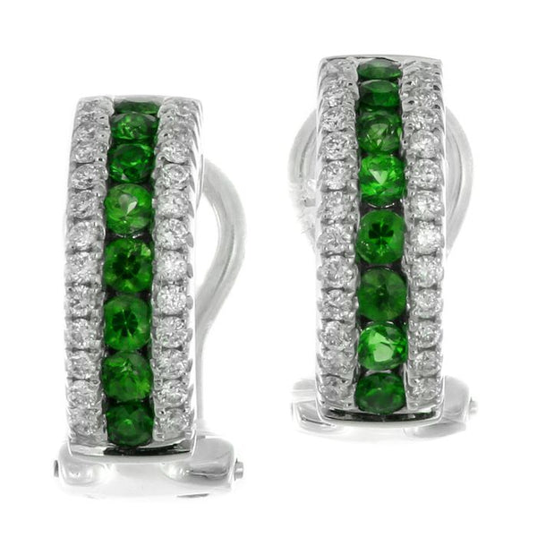 4F0639AWERDE 18KT Emerald Earring