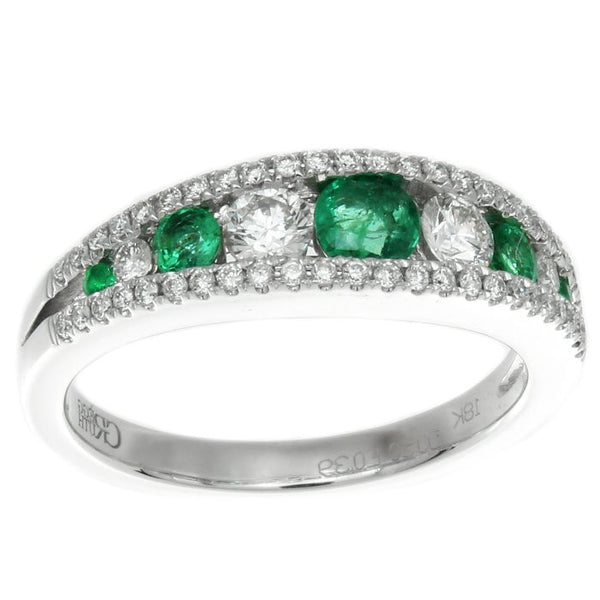 4F07104AWLRDE 18KT Emerald Ring