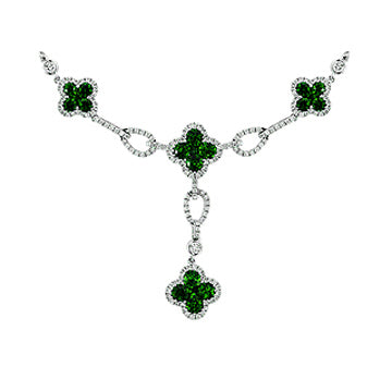4F07820AWCHDE 18KT Emerald Necklace