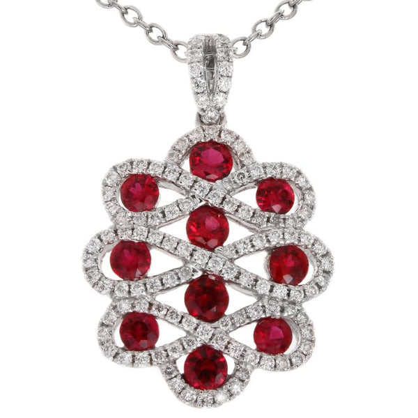 4F08007AWPDDR 18KT Ruby Pendant