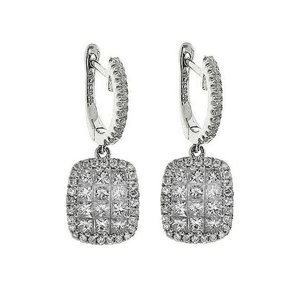 4F0837AWERD0 18KT White Diamond Earring