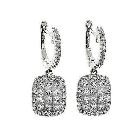 4F0837AWERD0 18KT White Diamond Earring