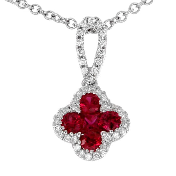 4F08411AWPDDR 18KT Ruby Pendant