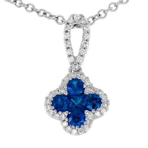4F08411AWPDDS 18KT Blue Sapphire Pendant