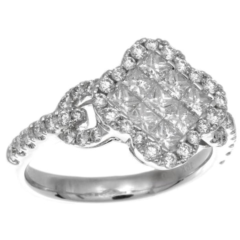 4F08688AWLRD0 18KT White Diamond Ring