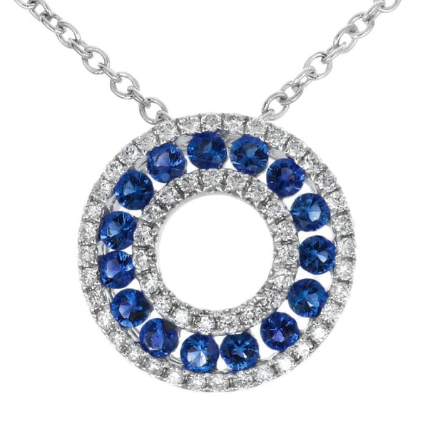 4F0872AWPDDS 18KT Blue Sapphire Pendant