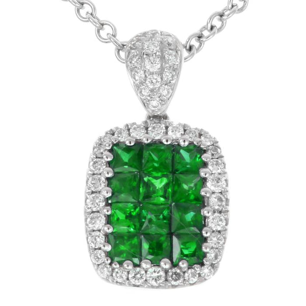 4F0891AWPDDE 18KT Emerald Pendant