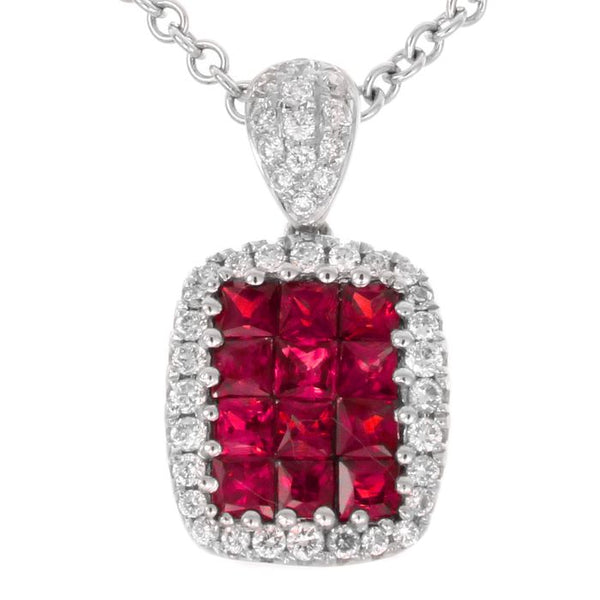 4F0891AWPDDR 18KT Ruby Pendant