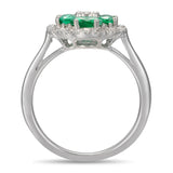 4F0921AWLRDE 18KT Emerald Ring