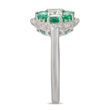 4F0921AWLRDE 18KT Emerald Ring