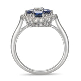 4F0921AWLRDS 18KT Blue Sapphire Ring