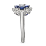 4F0921AWLRDS 18KT Blue Sapphire Ring