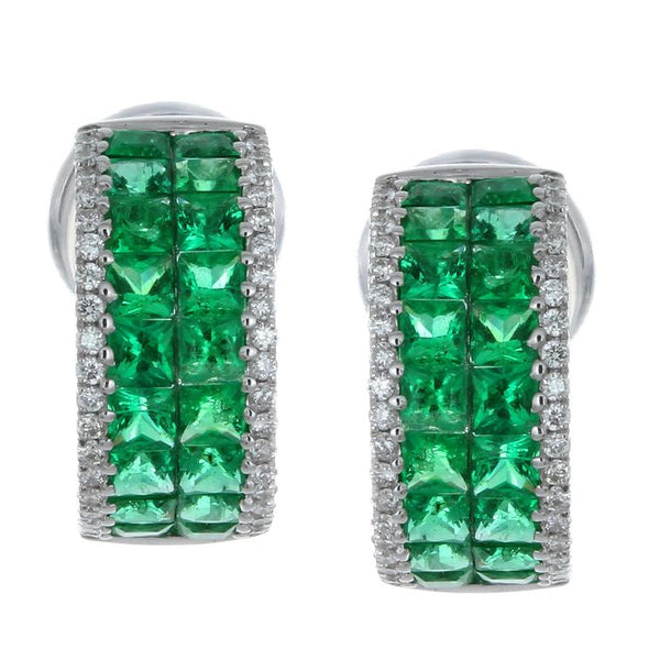 4F0939AWERDE 18KT Emerald Earring
