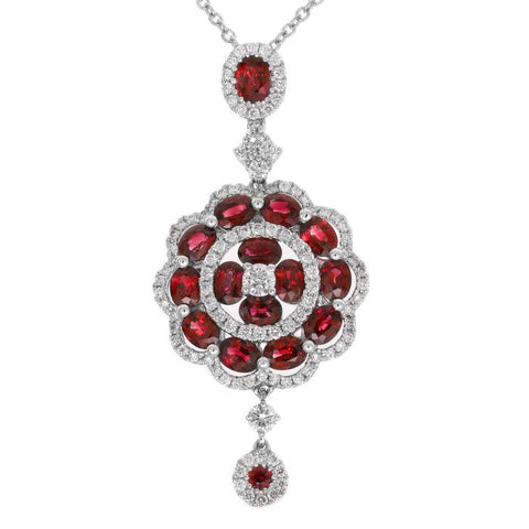 4F0941AWPDDR 18KT Ruby Pendant