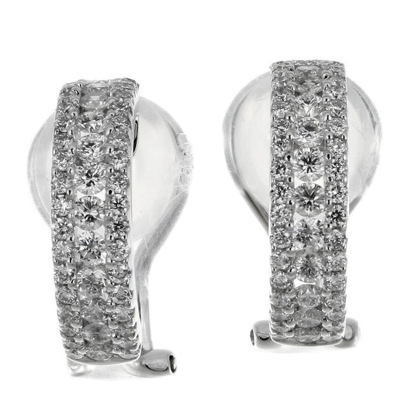 4F0959AWERD0 18KT White Diamond Earring