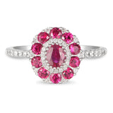 4F09745AWLRDR 18KT Ruby Ring