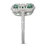 4F10469AWLRDE 18KT Emerald Ring