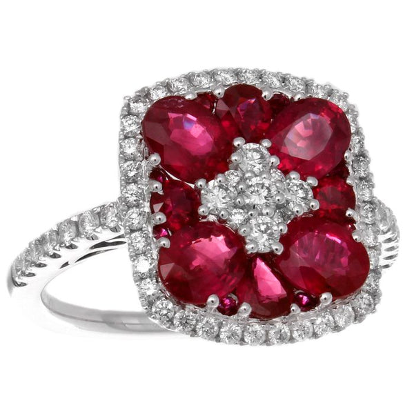 4F10469AWLRDR 18KT Ruby Ring
