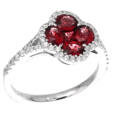 4F10507AWLRDR 18KT Ruby Ring