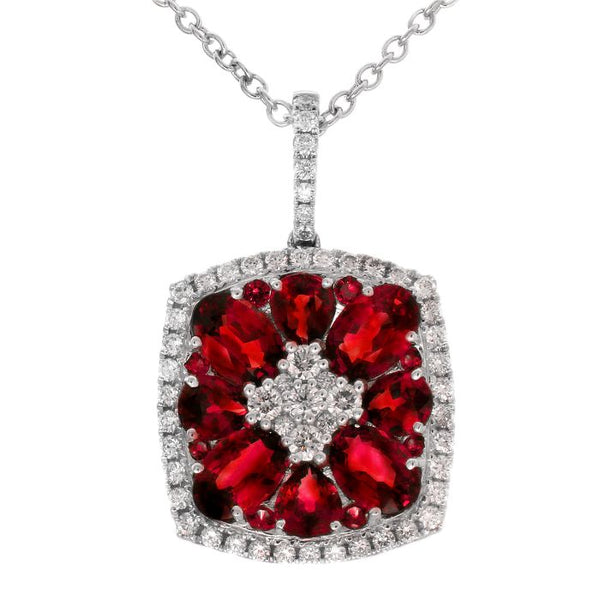 4F11017AWPDDR 18KT Ruby Pendant