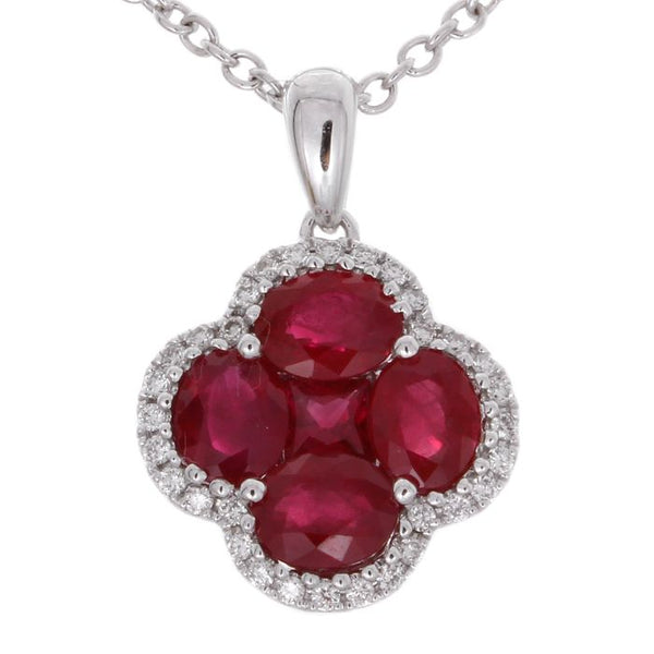 4F11042AWPDDR 18KT Ruby Pendant