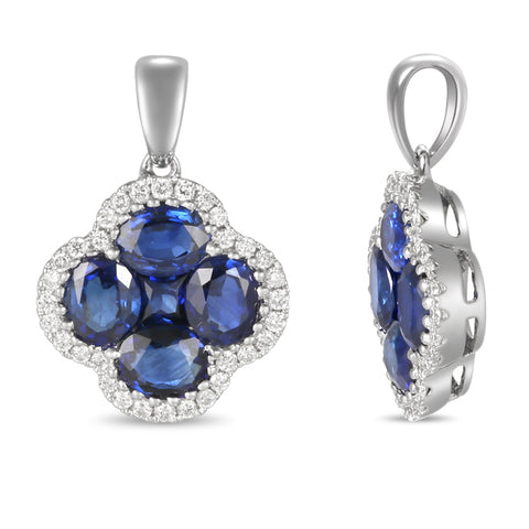 4F11042AWPDDS 18KT Blue Sapphire Pendant