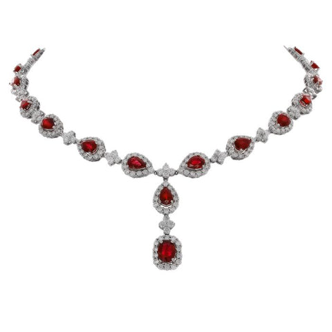 6F0274AWCHDR001 18KT Ruby Necklace