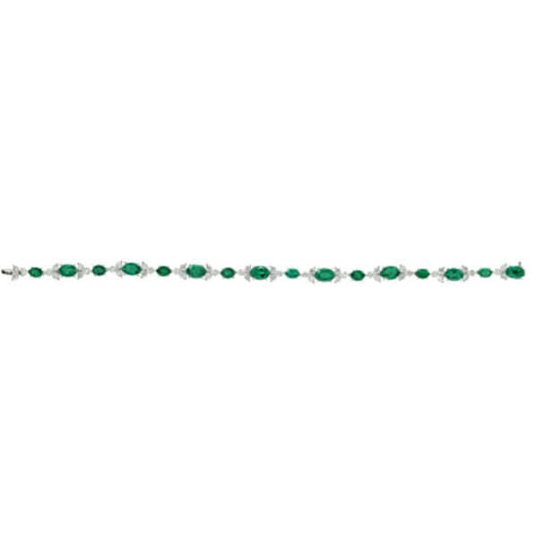 6F0279AWLBDE001 18KT Emerald Bracelet