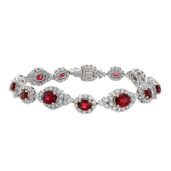 6F0282AWLBDR001 18KT Ruby Bracelet