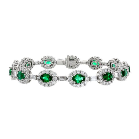 6F0301AWLBDE001 18KT Emerald Bracelet