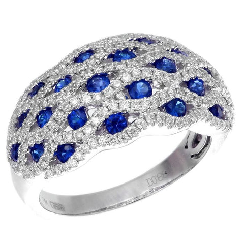 6F032766AWLRDS 18KT Blue Sapphire Ring