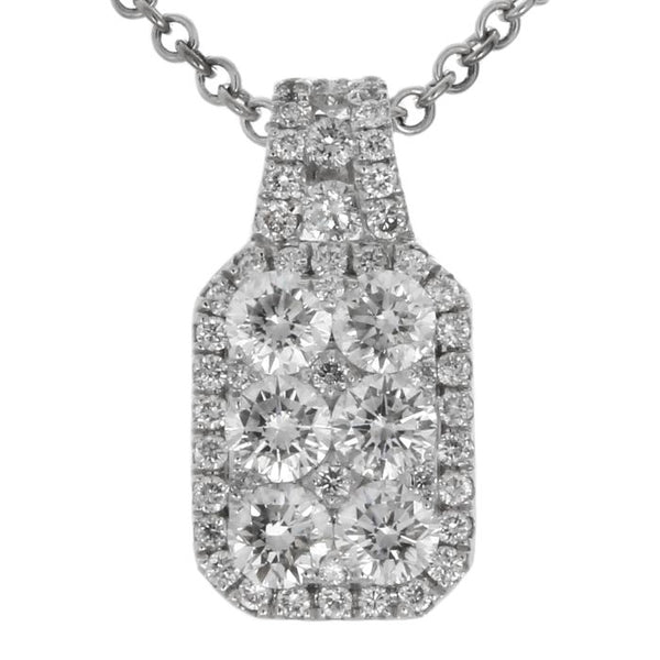 6F034462AWPDD0 18KT White Diamond Pendant