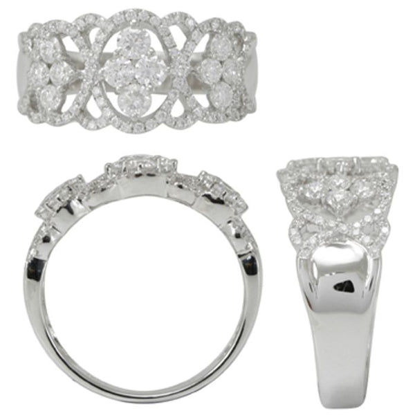 6F034493AWLRD0 18KT White Diamond Ring