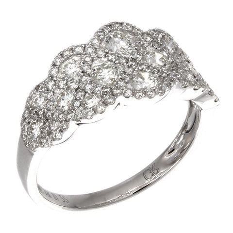 6F034516AWLRD0 18KT White Diamond Ring