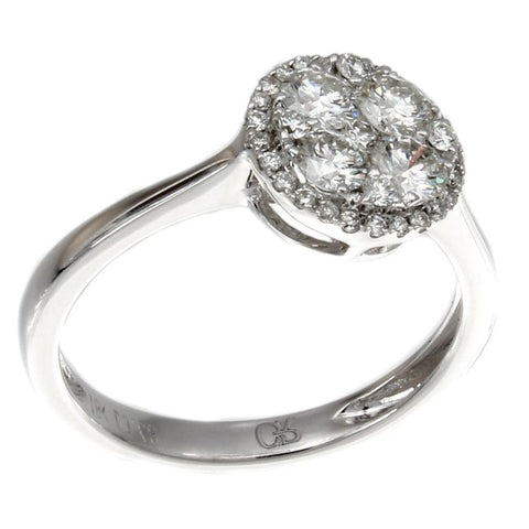 6F034519AWLRD0 18KT White Diamond Ring