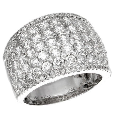 6F034527AWLRD0 18KT White Diamond Ring