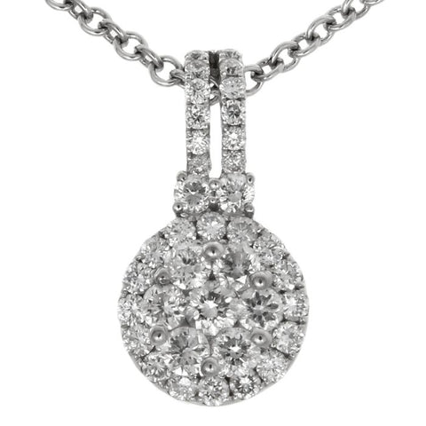 6F034567AWPDD0 18KT White Diamond Pendant