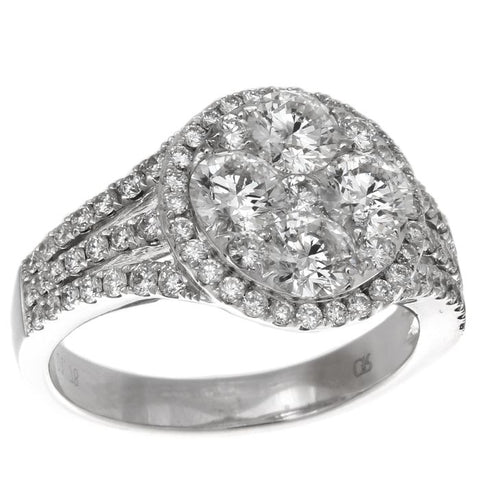 6F034599AWLRD0 18KT White Diamond Ring