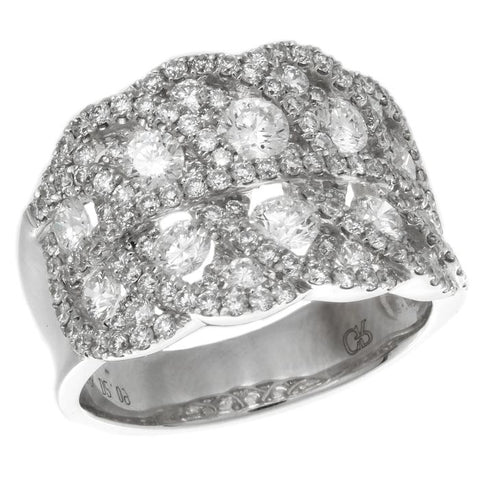 6F034889AWLRD0 18KT White Diamond Ring