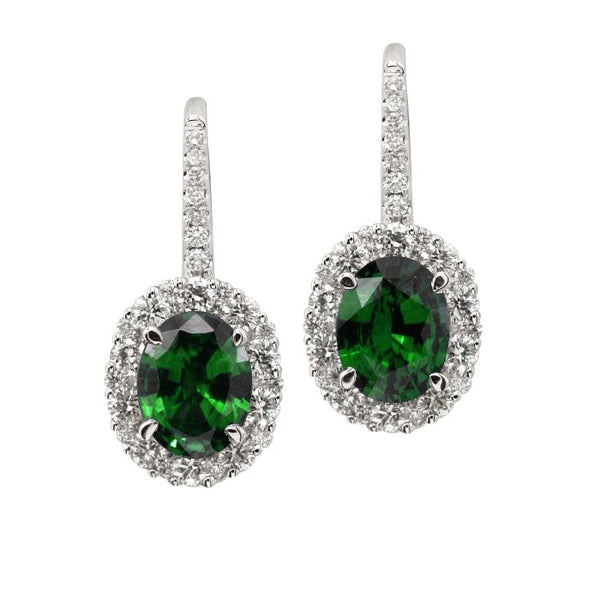 6F035697AWERDE 18KT Emerald Earring