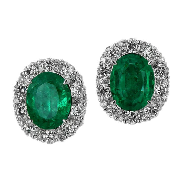 6F035698AWERDE 18KT Emerald Earring