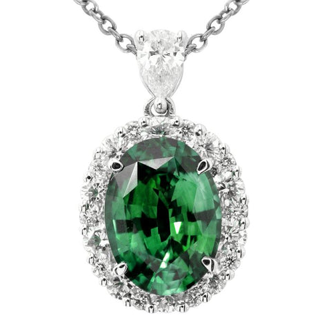 6F035699AWPDDE 18KT Emerald Pendant