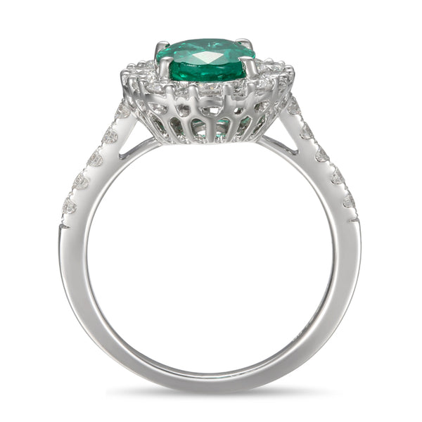 6F035700AWLRDE 18KT Emerald Ring