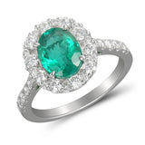 6F035700AWLRDE 18KT Emerald Ring