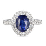 6F035700AWLRDS 18KT Blue Sapphire Ring